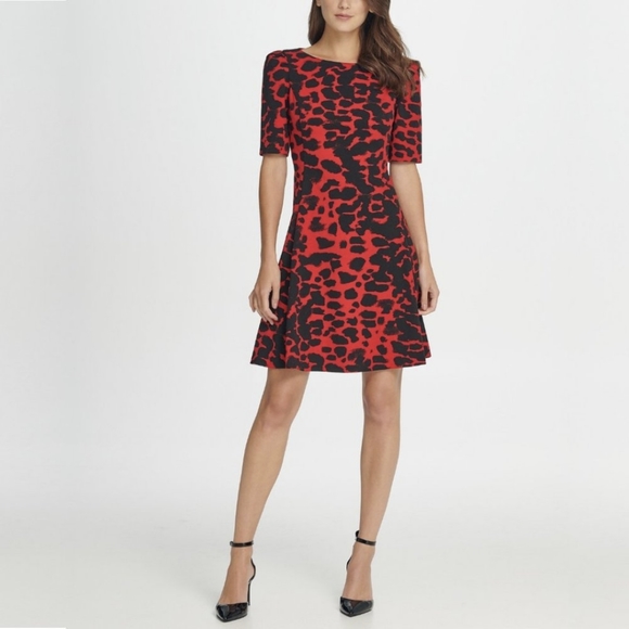 Dkny Dresses & Skirts - NWOT DKNY Animal Print A-Line Dress